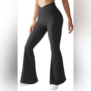 Ribbed Flare Leggings